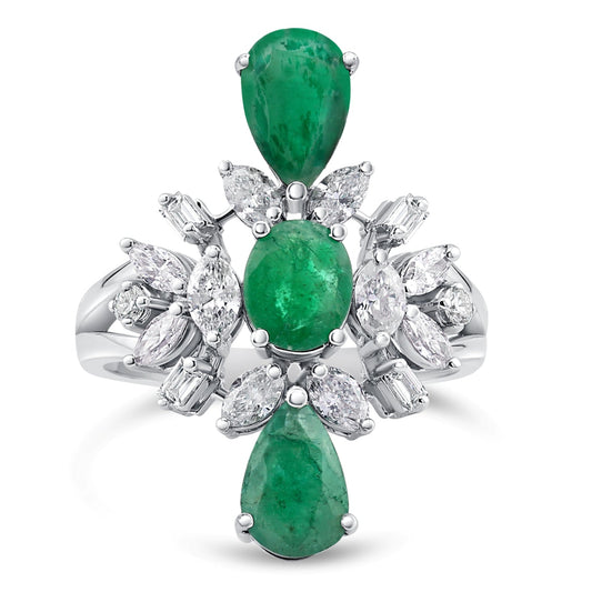 MYRA EMERALD RING