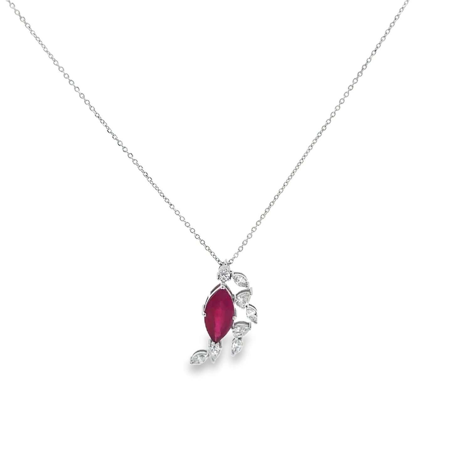 RUBY RIPPLE FANCY NECKLACE
