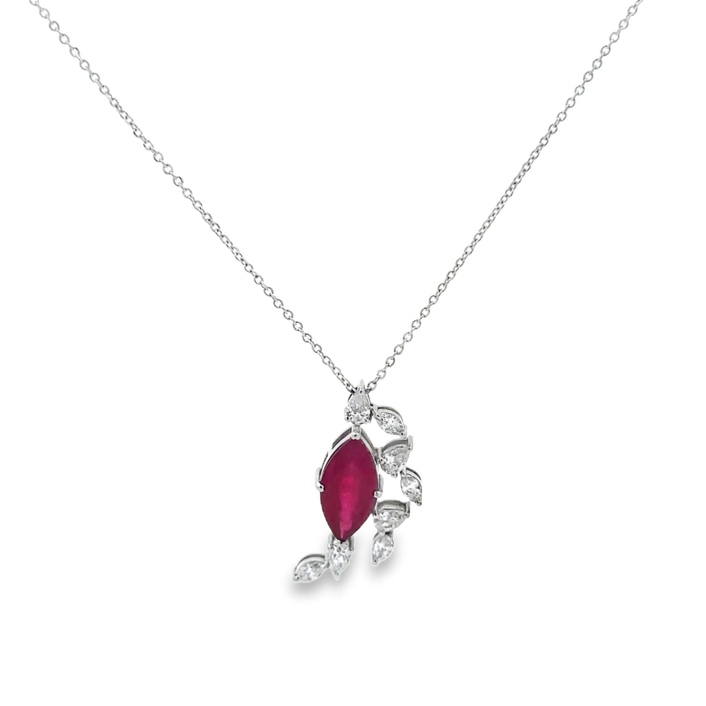 RUBY RIPPLE FANCY NECKLACE