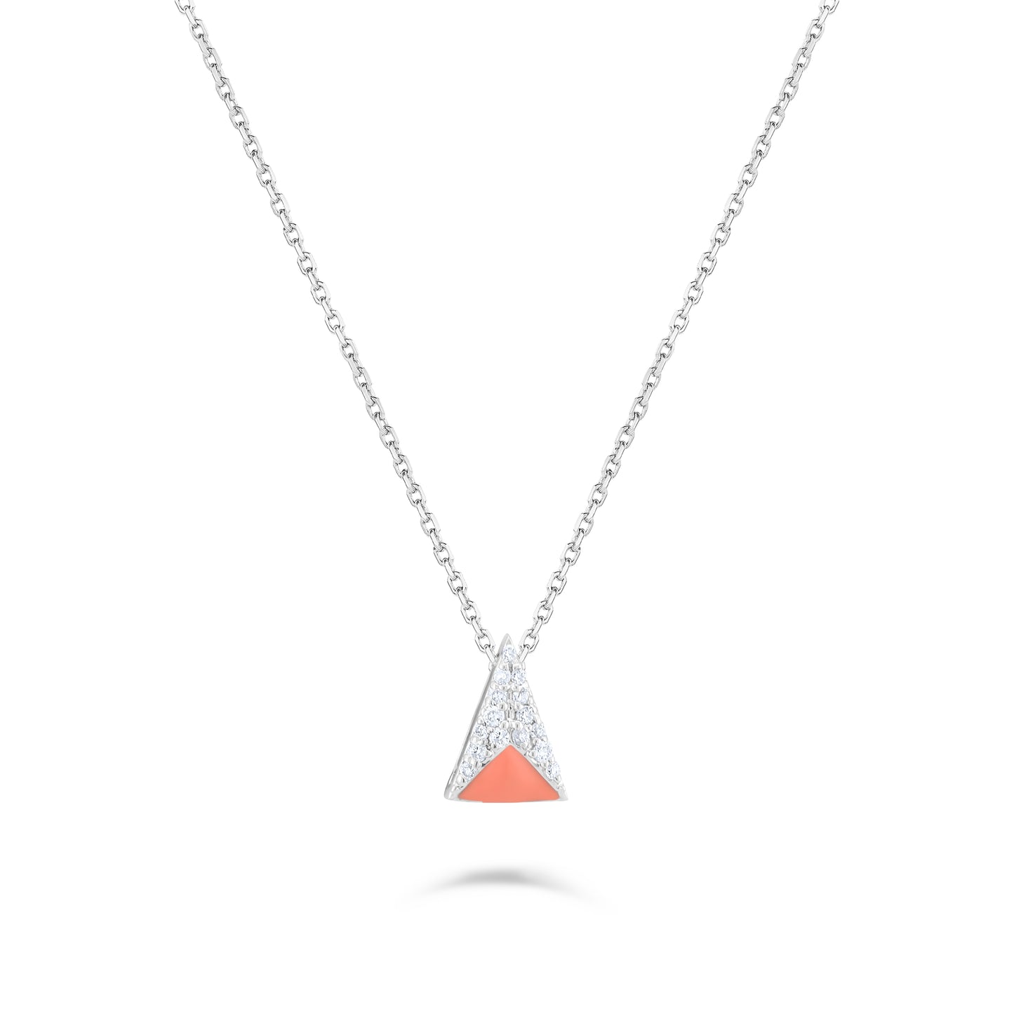 Celestial Shine Fancy Diamond Pendant on White Gold Chain