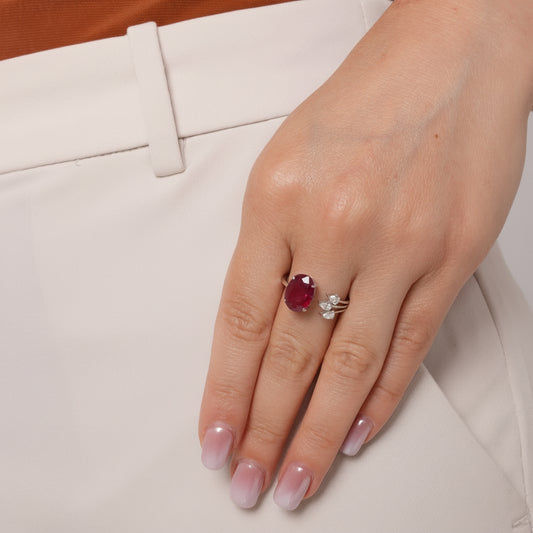 AURISAVIA RUBY RING