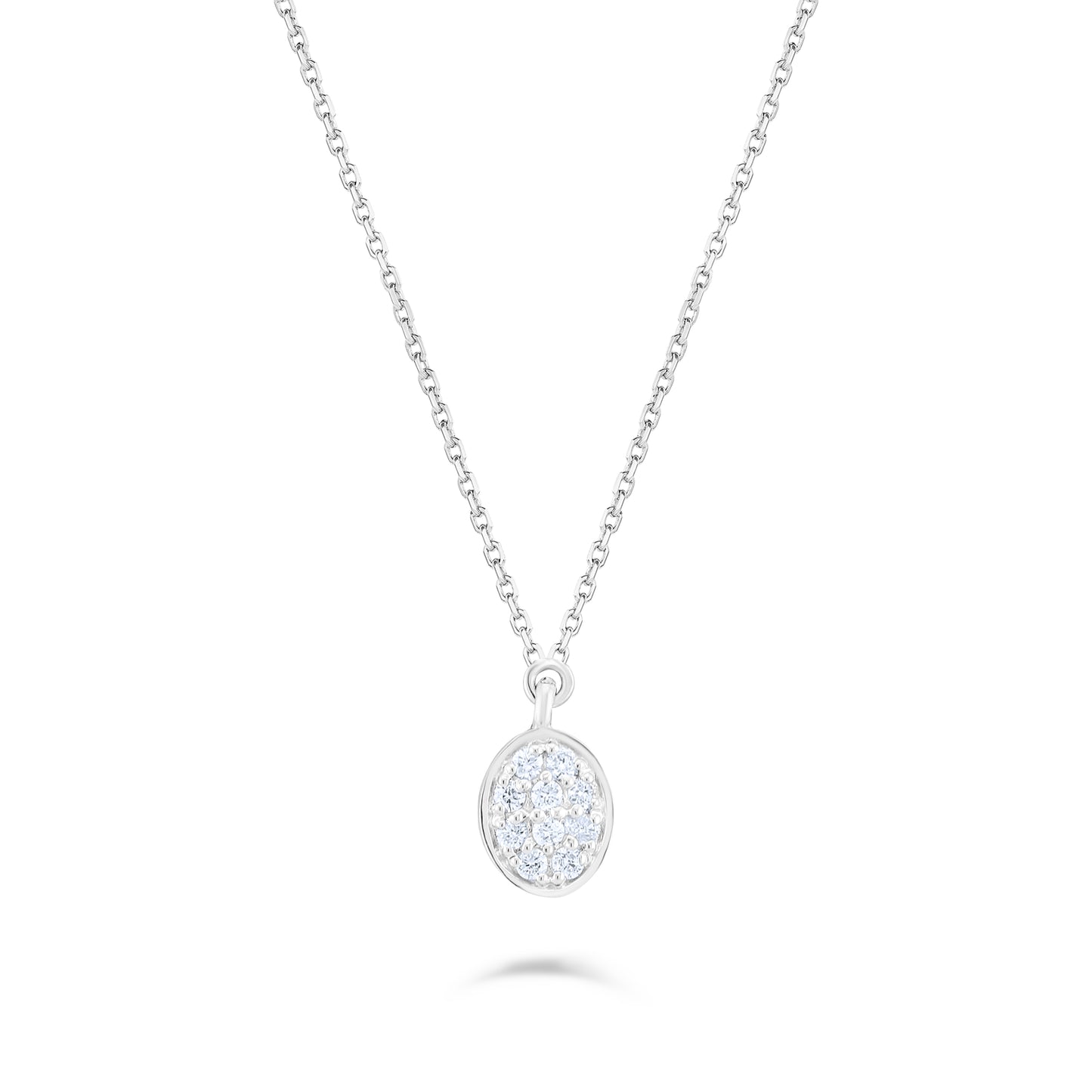 SPARKLING PEAR FANCY NECKLACE