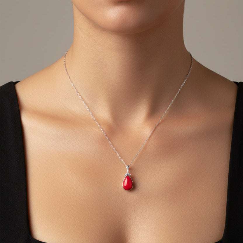 TIMELESS CORAL NECKLACE