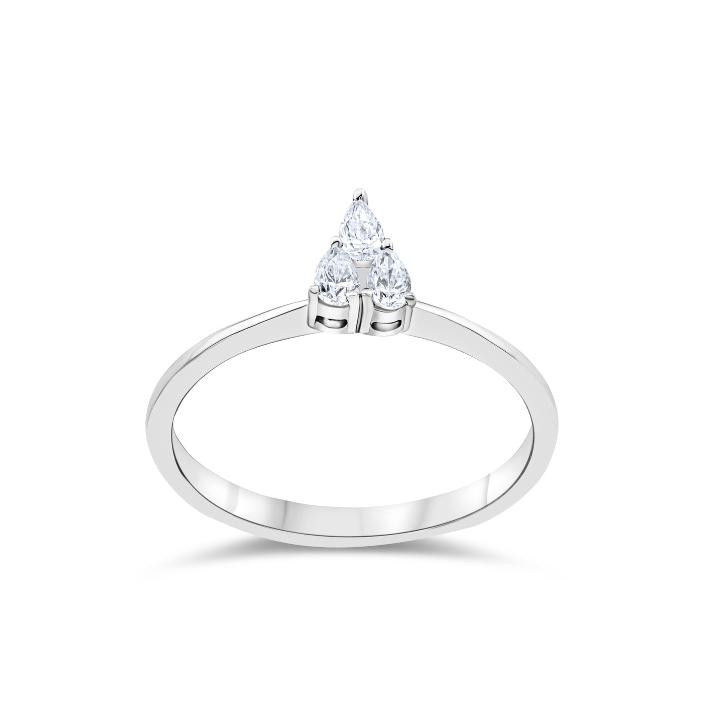 Celestial Light with Fancy Diamond in White Gold Ring