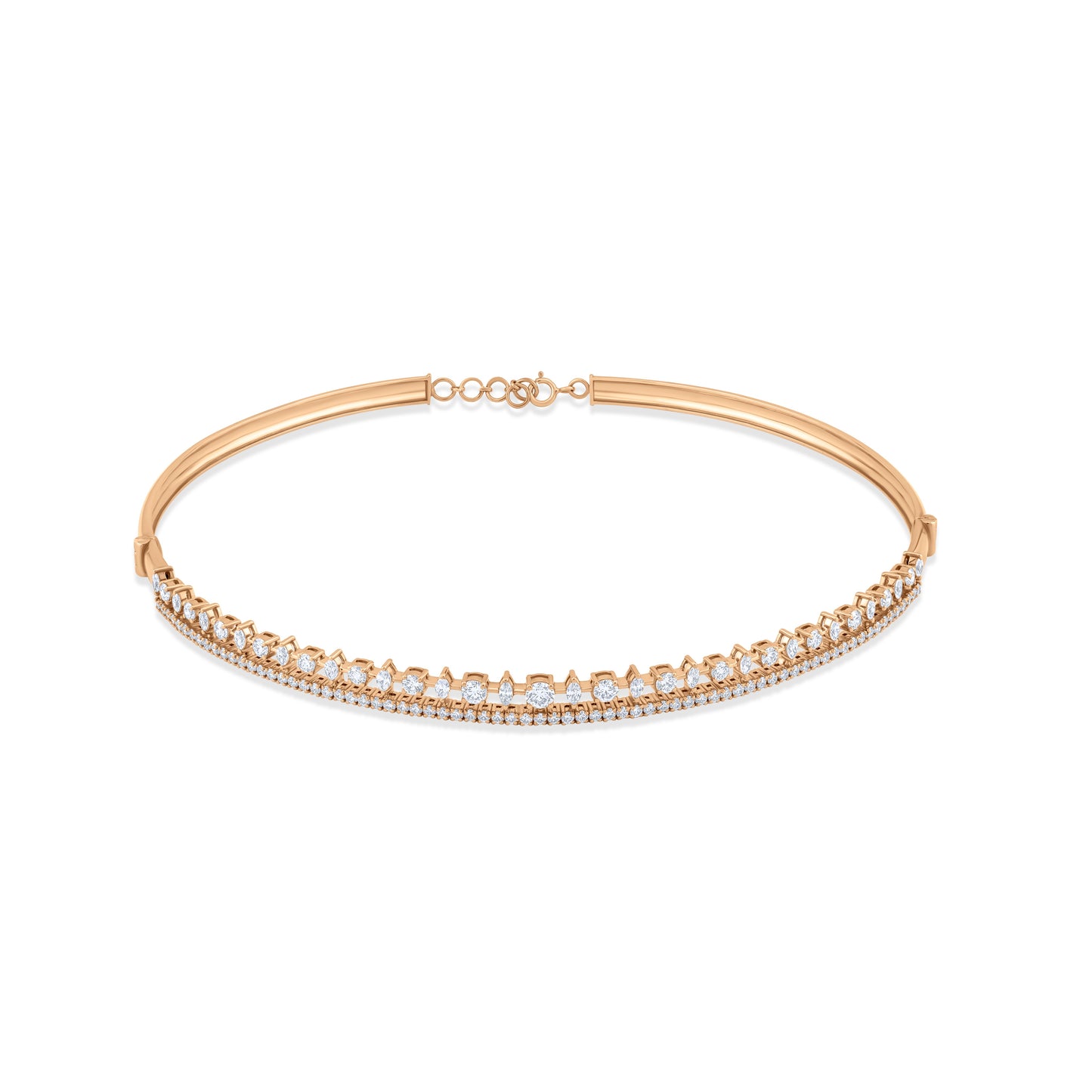 VELOURA ROUND GOLD NECKLACE