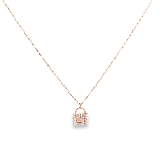 LOCK AURORA NECKLACE