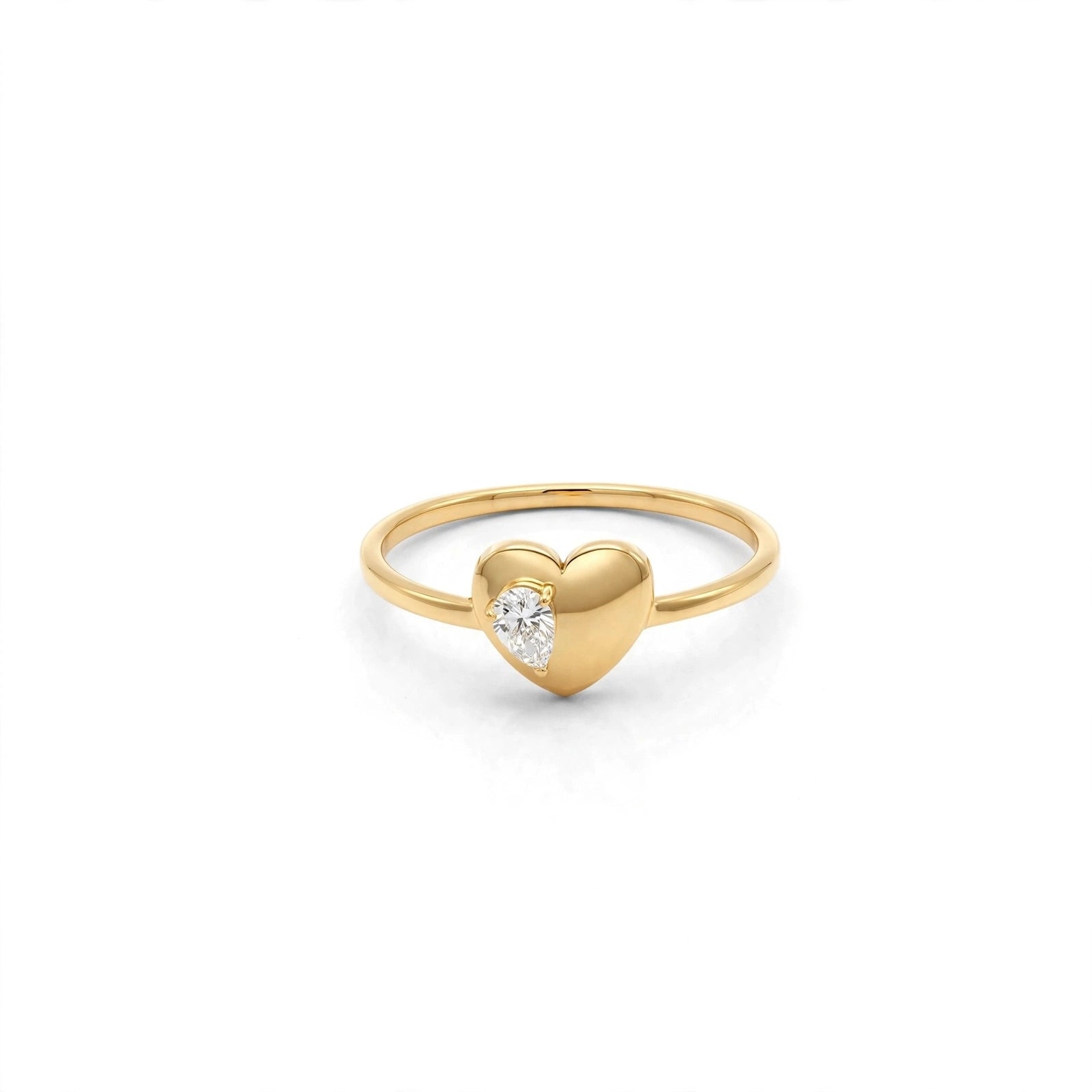 HEART PEAR RING