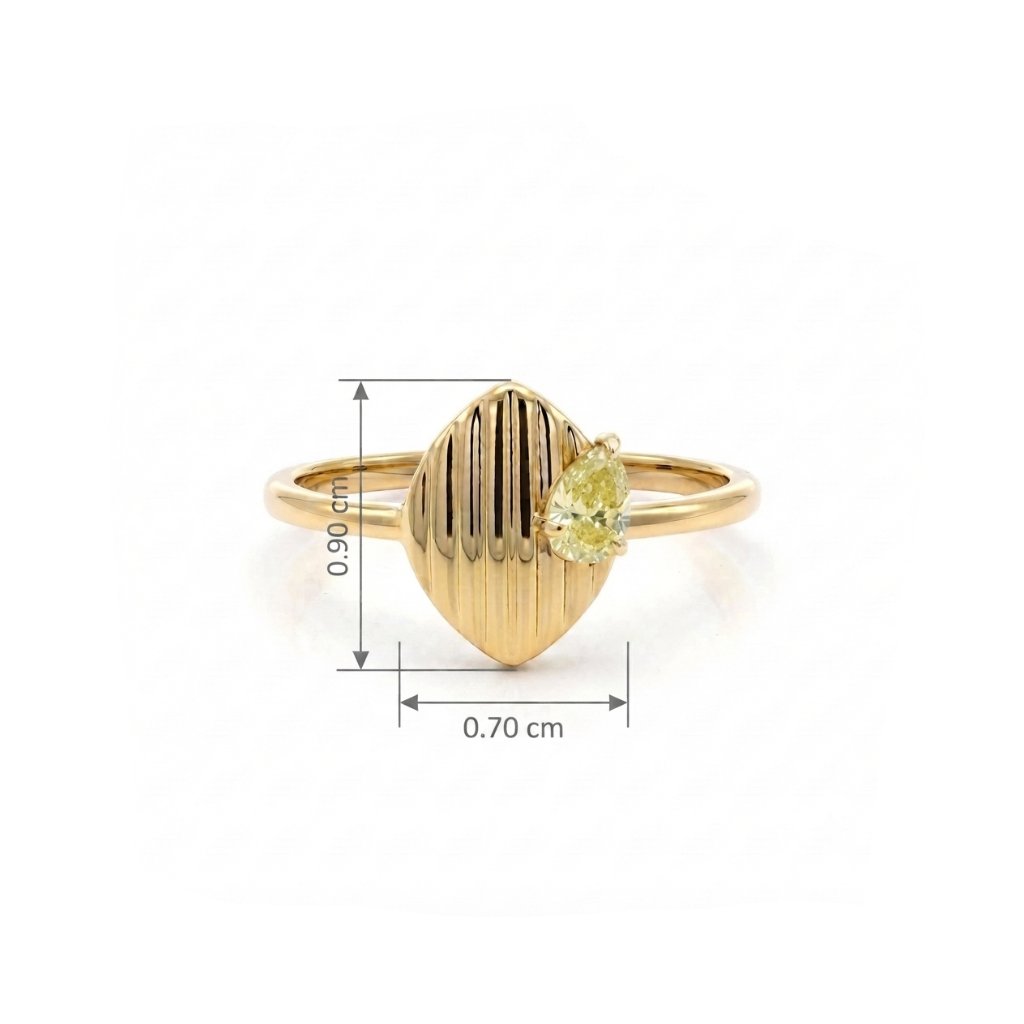 CLASSIC PEAR RING