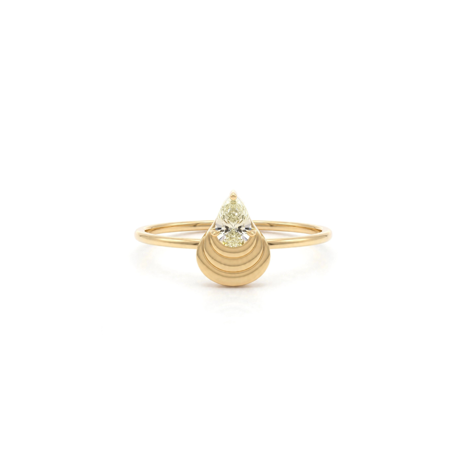 SERENE PEAR RING
