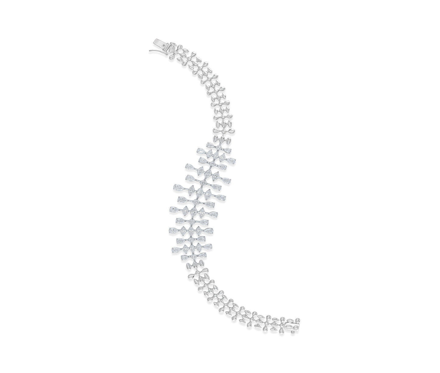 VELOURA FANCY WHITE GOLD BRACELET