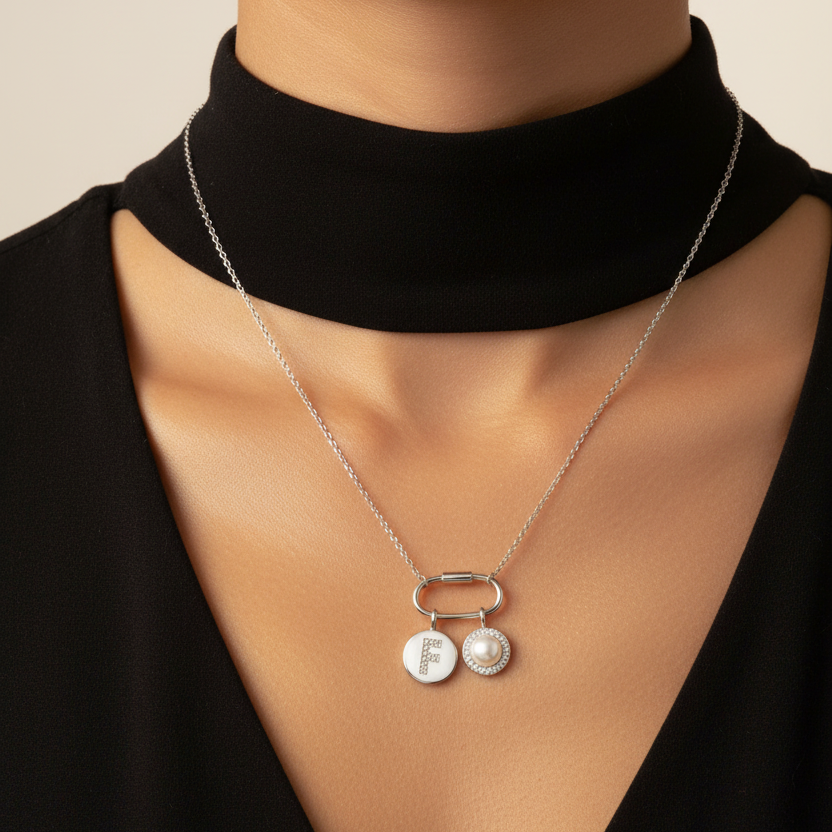 MOONLIGHT LUX CHARM NECKLACE