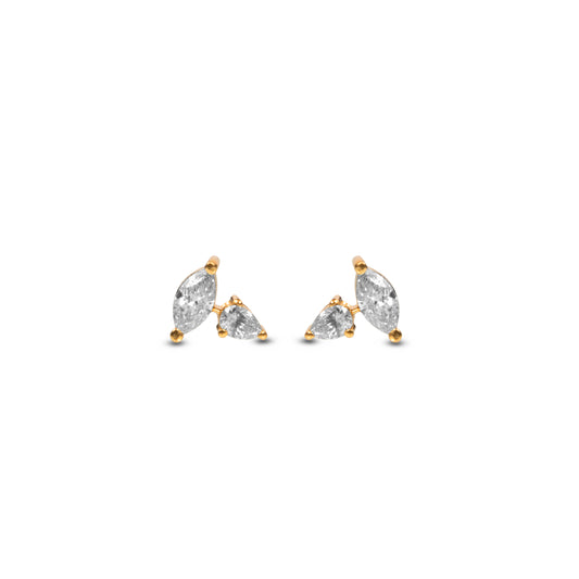 MARQUISE SOLITAIRE EARRINGS