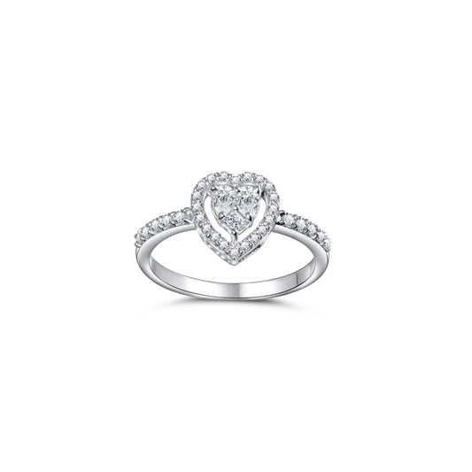 HEART SOLITAIRE RING