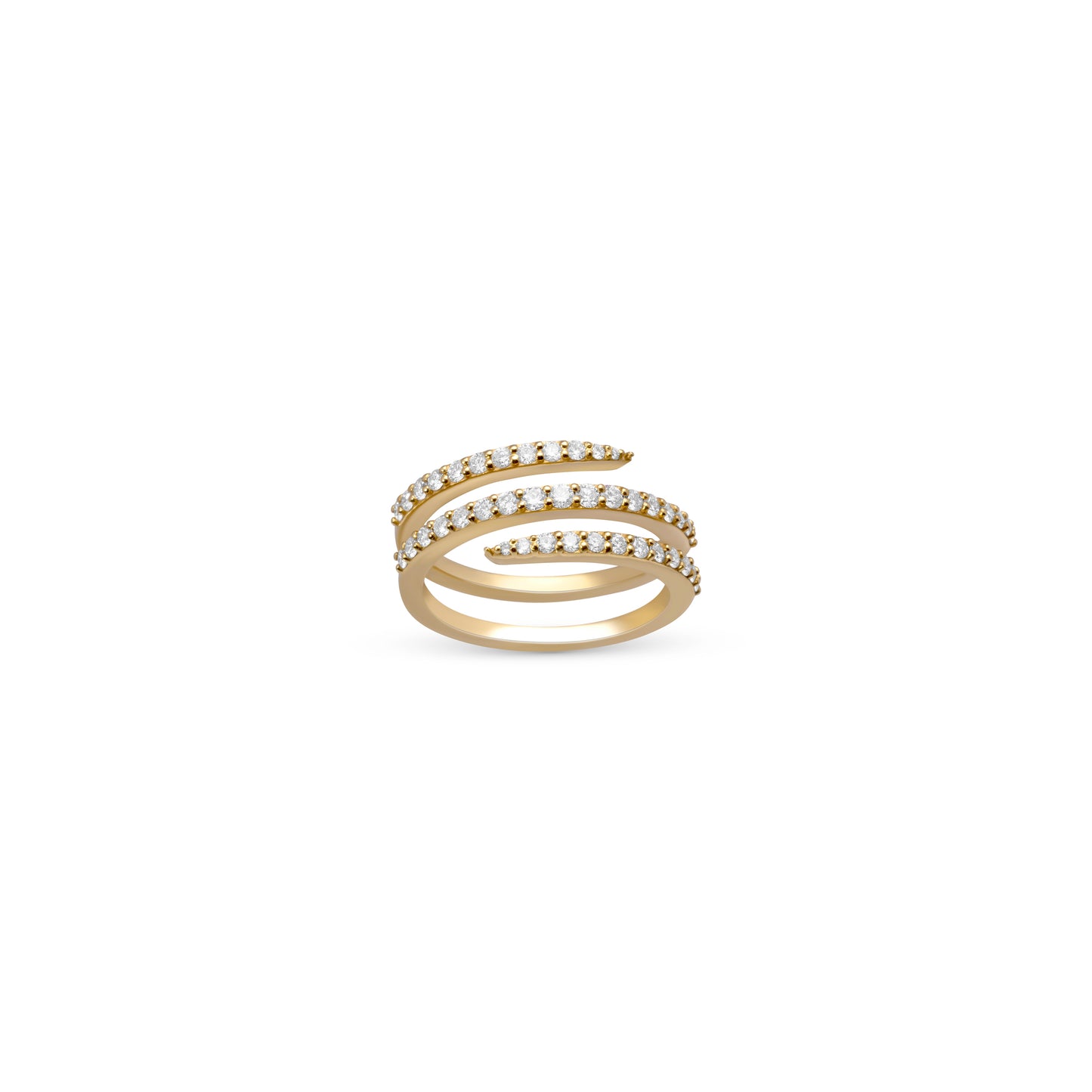SPARKILING SPIRAL RING