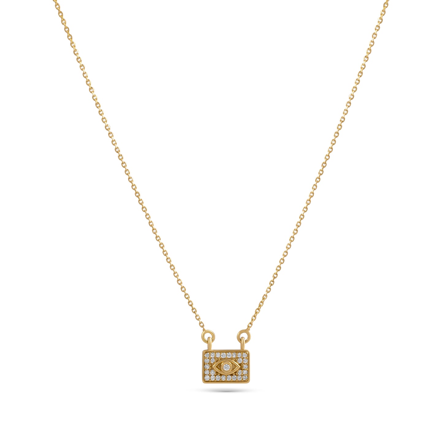SQUARE EVIL NECKLACE