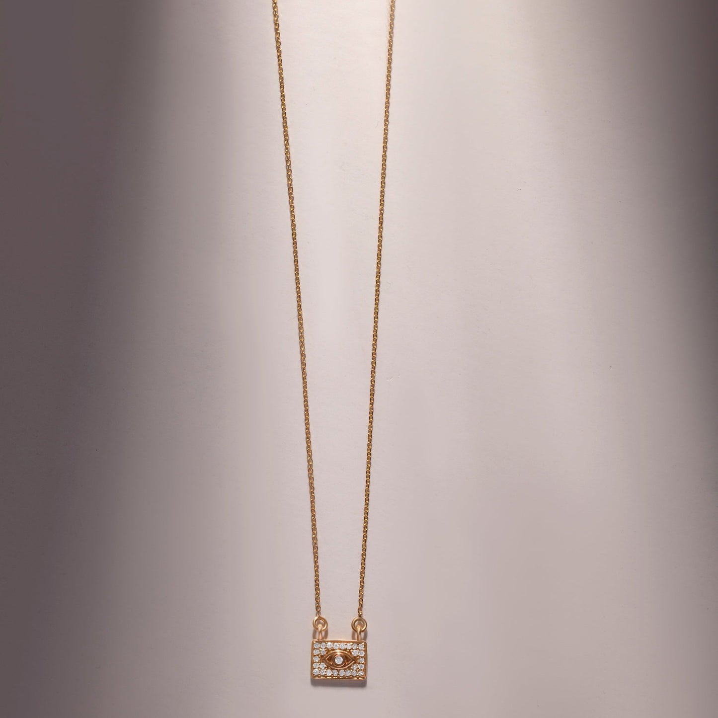 SQUARE EVIL NECKLACE