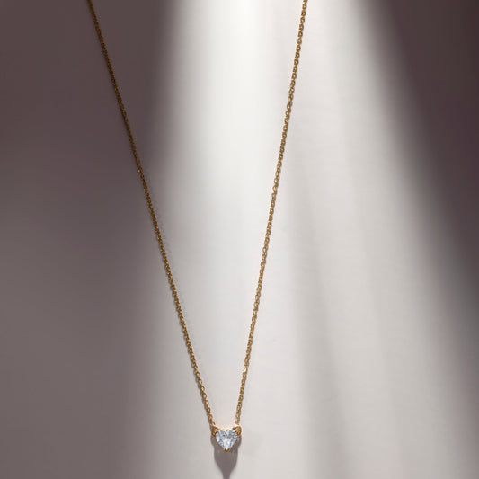 SPARKLING HEART NECKLACE