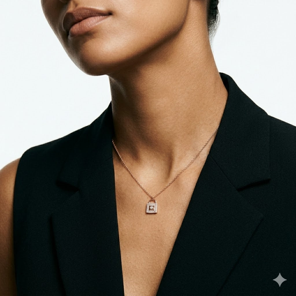 LOCK AURORA NECKLACE