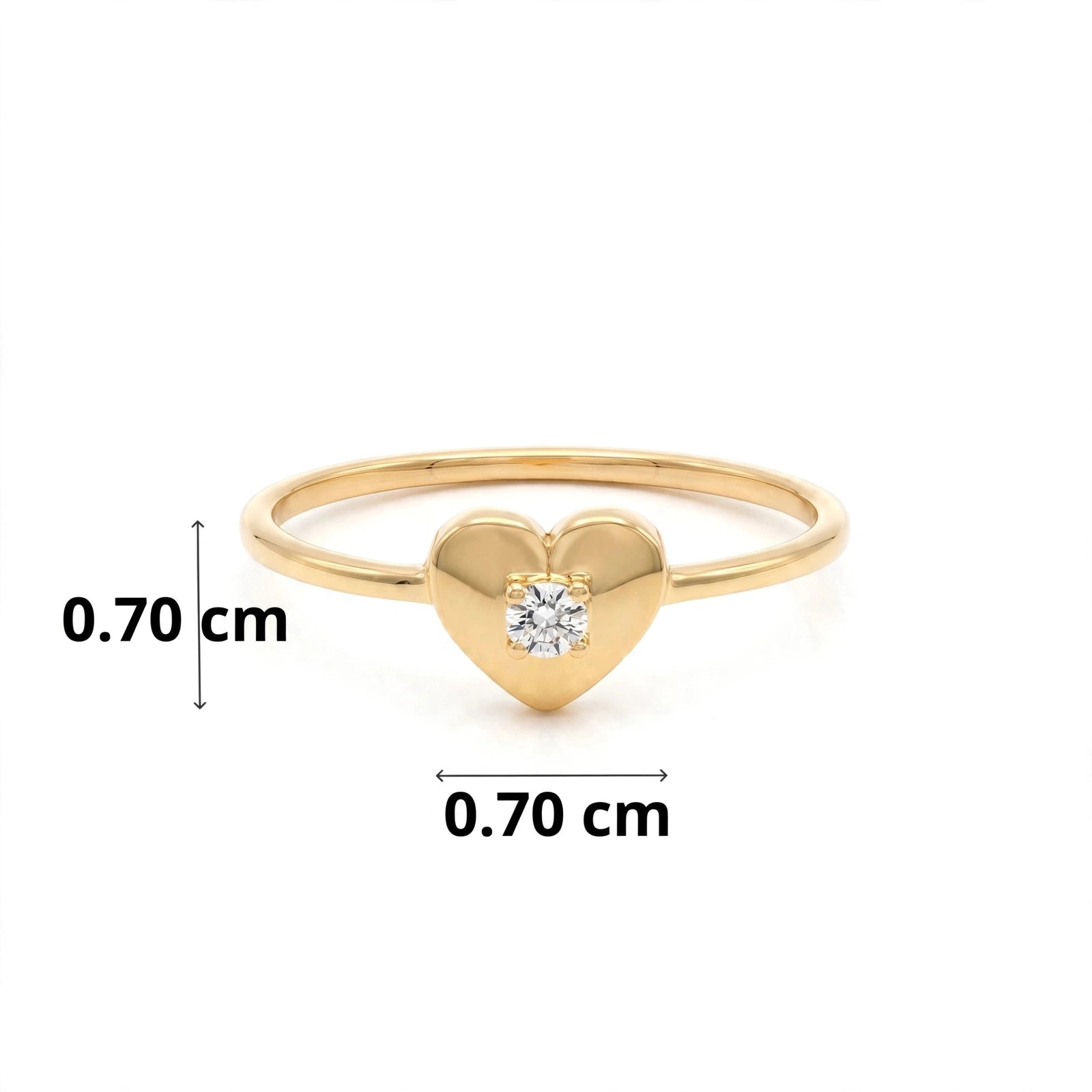 HEART ROUND RING
