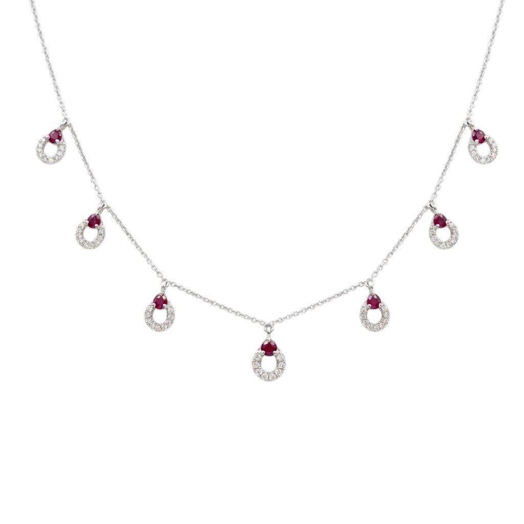 AUM RUBY NECKLACE