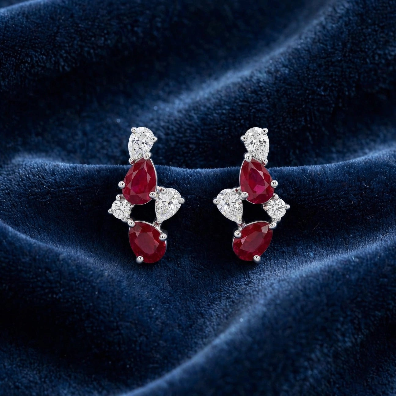 RUBY ZORA EARRING