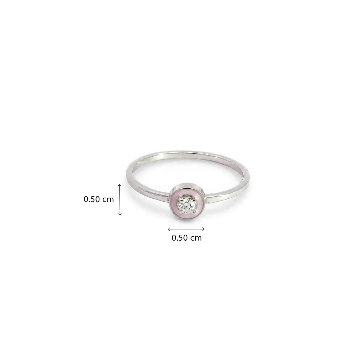 ROUND PINK RING