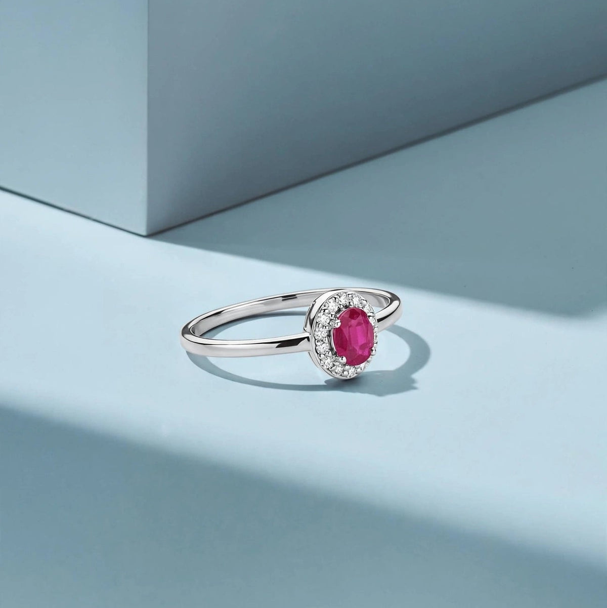 ROUND RUBY RING
