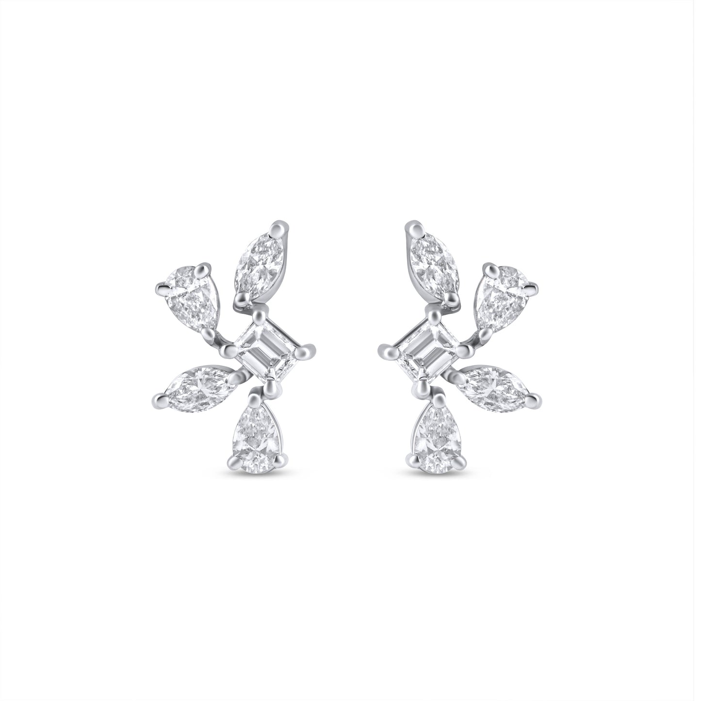 FANCY PEAR SPARKLE EARRING STUD