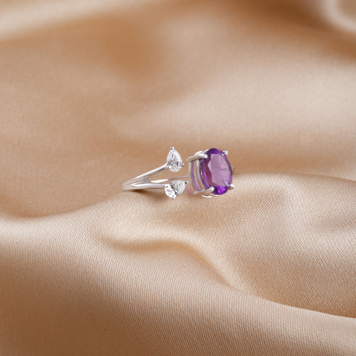 AMETHYST SPARKLE RING
