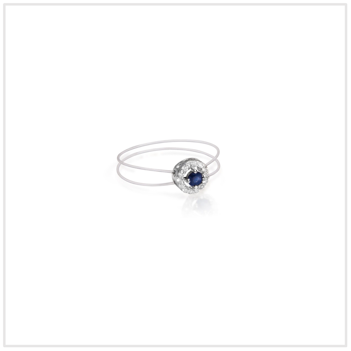 DIAMOND SPARKLE SAPPHIRE RING