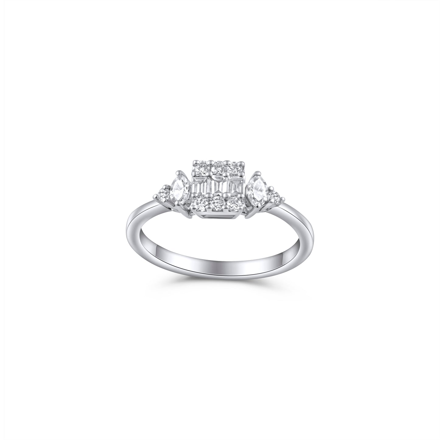 ERA BAGUETTE DIAMOND MIX RING