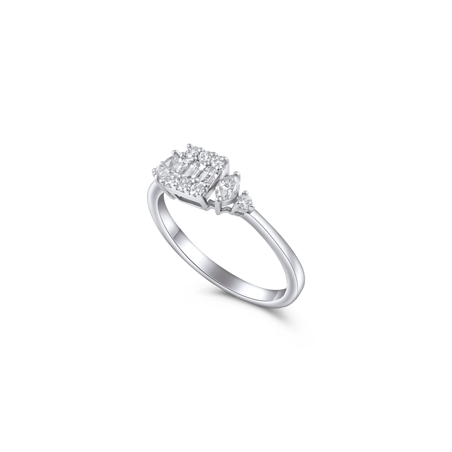 ERA BAGUETTE DIAMOND MIX RING