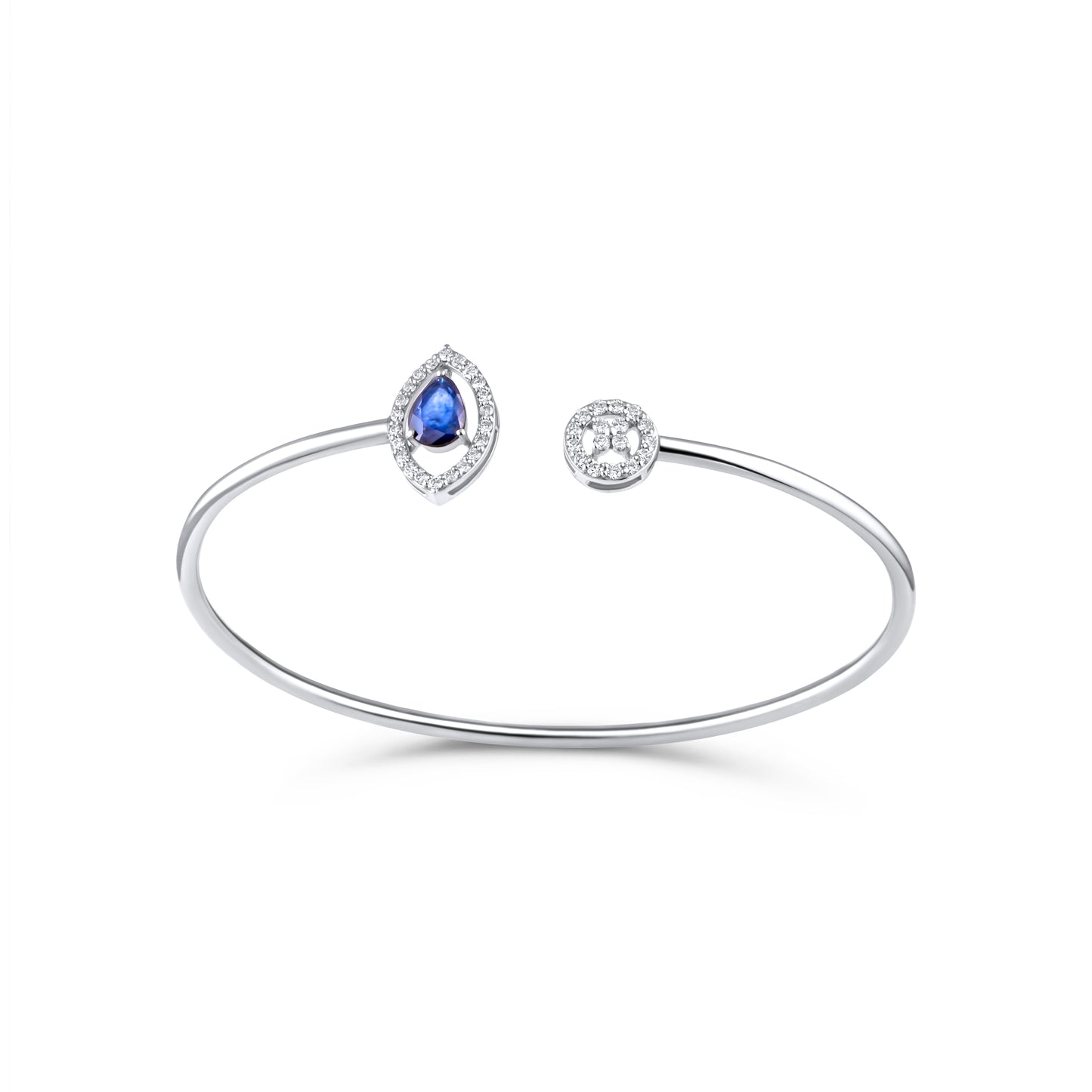 SAPPHIRE FLEXI DIAMOND BANGLE
