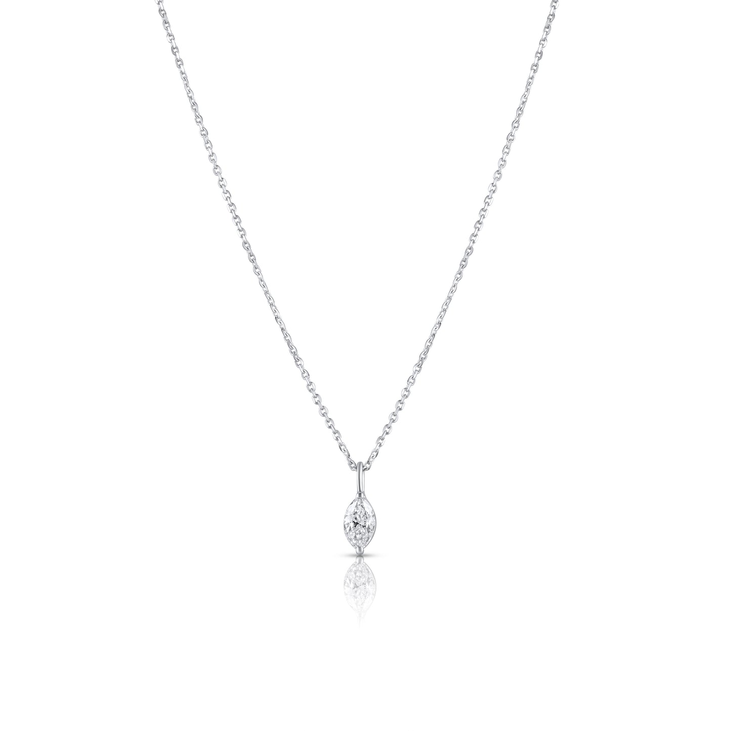 MARQUISE SOLITAIRE NECKLACE
