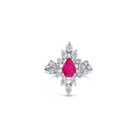 ALUVION RUBY RING