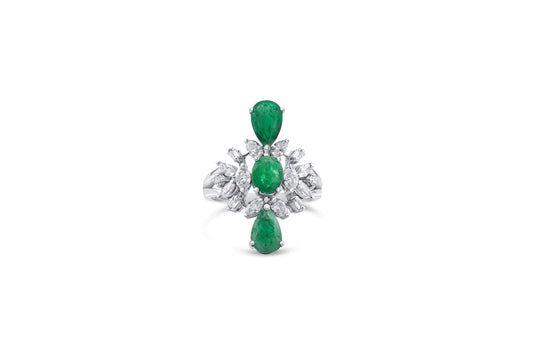 MYRA EMERALD RING