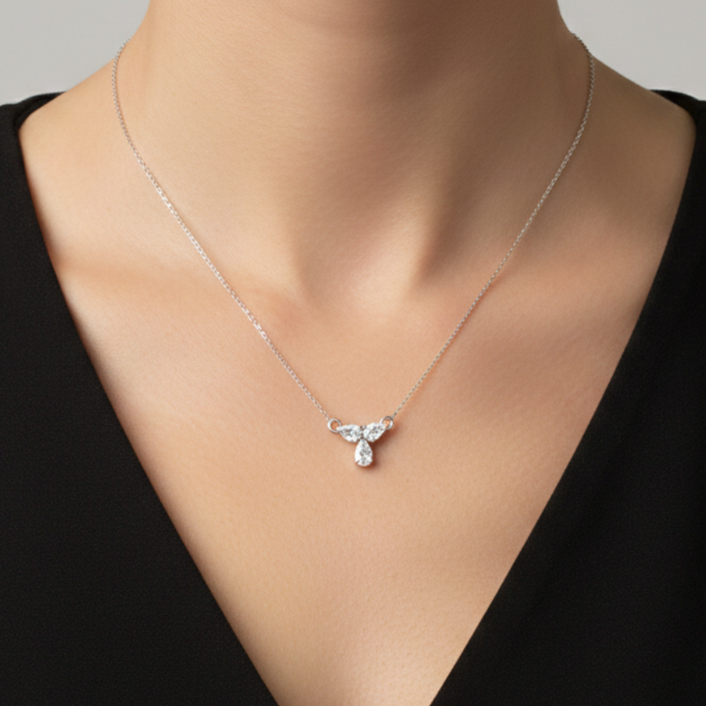 PEAR FANCY NECKLACE