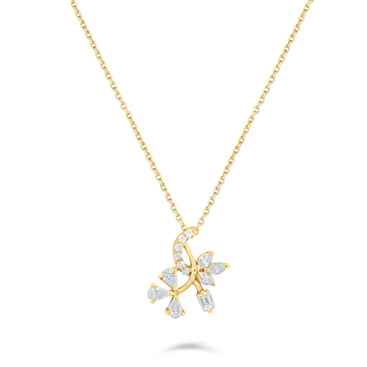 GOLDEN FANCY AURORA NECKLACE