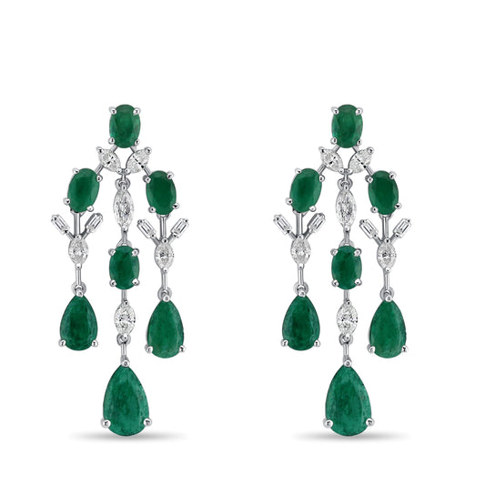 MYRA EMERALD EARRING
