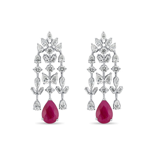 ALUVION RUBY EARRING