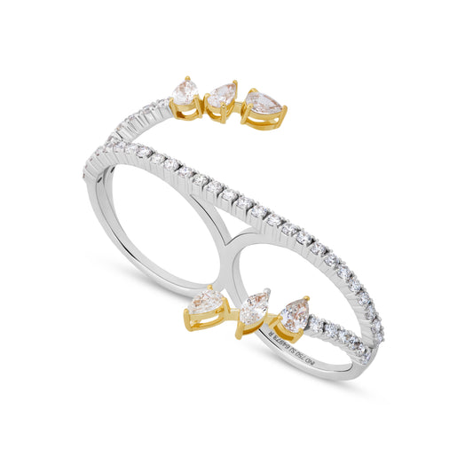 PEAR VERTICE RING