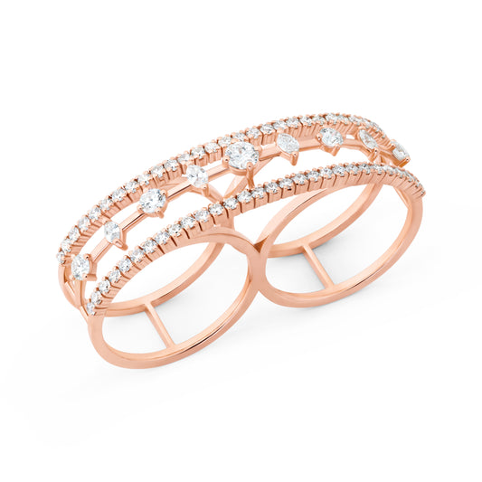 MARQUISE ROUND STELLARE RING