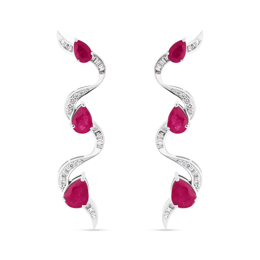 RUBY CECELY EARRING