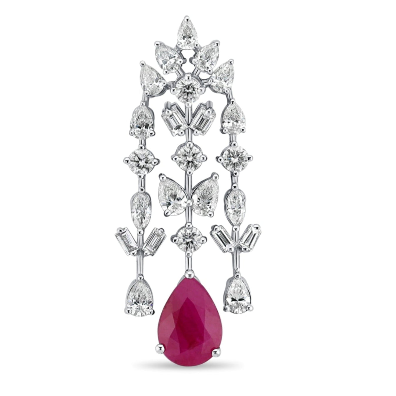 ALUVION RUBY EARRING