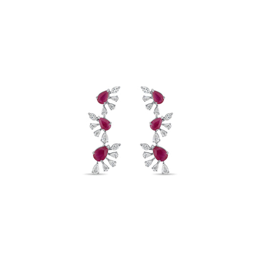 FIORAELIS RUBY EARRING