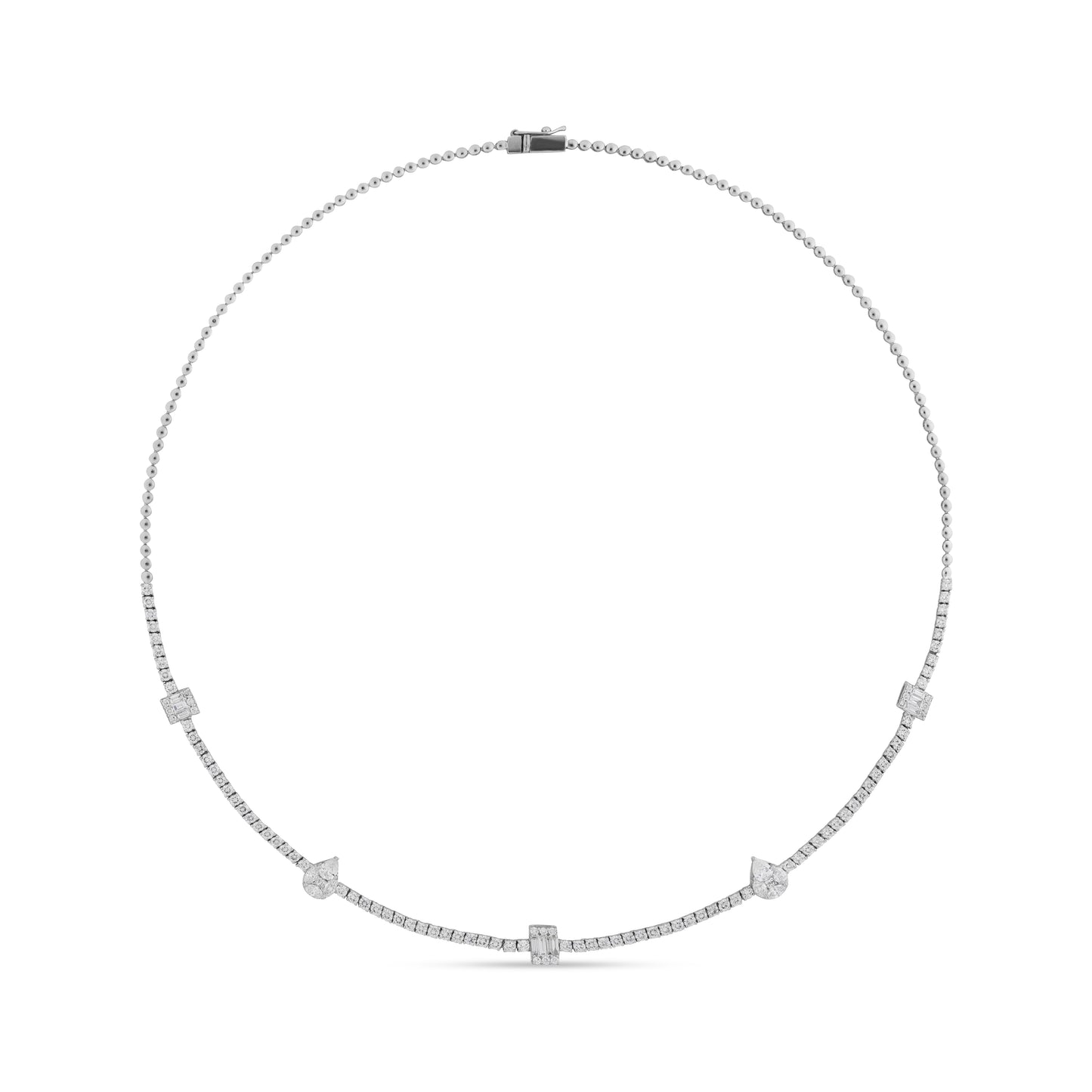 FROSTED VERTICE NECKLACE