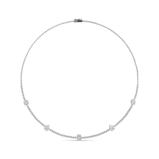 FROSTED VERTICE NECKLACE