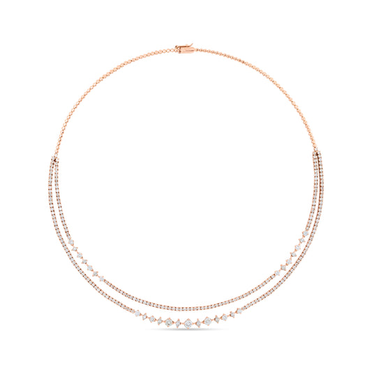 GOLD ROUND STELLARE NECKLACE