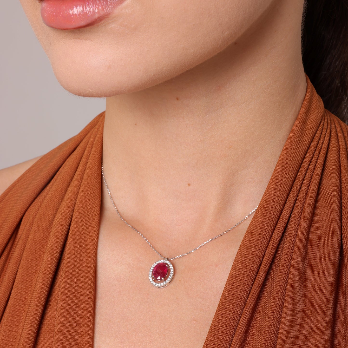 FLORAVESSA RUBY NECKLACE