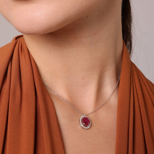 FLORAVESSA RUBY NECKLACE